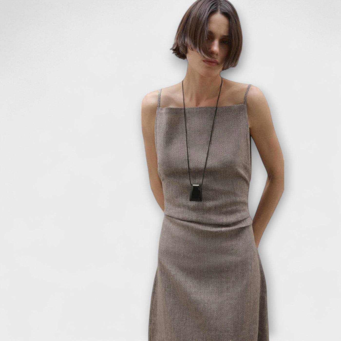 Clara - Flowing Maxi Dress Made of Linen Blend