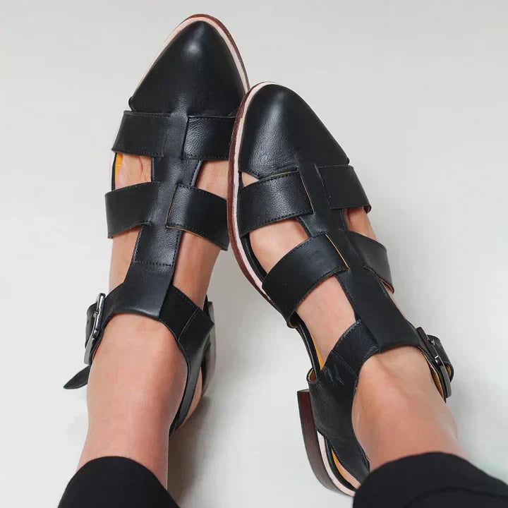 Alicia | Woven Flat Sandals