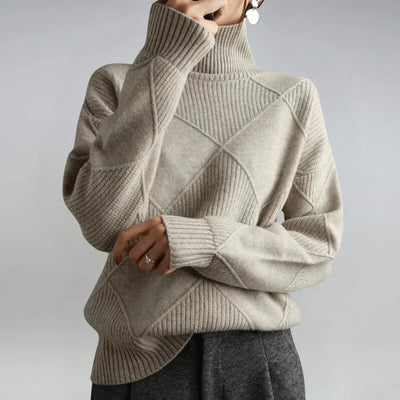 Lauren | Luxe Cashmere Turtleneck Sweater