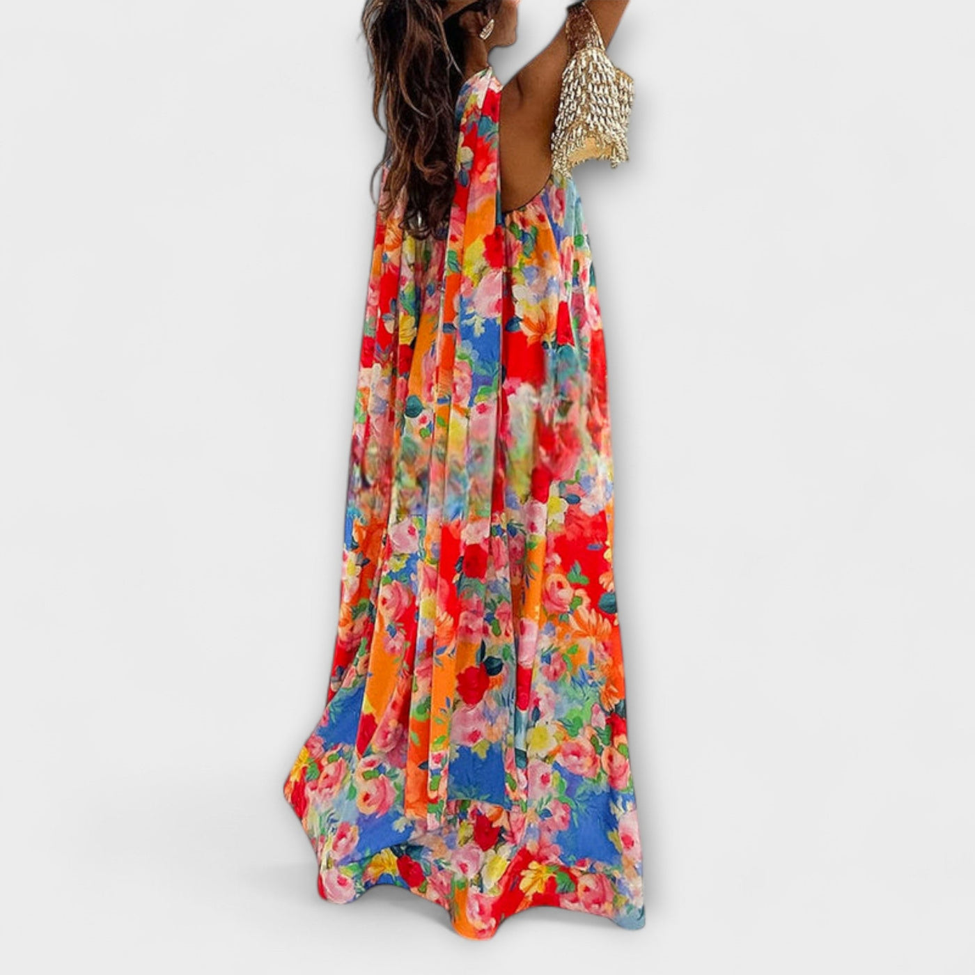 Harlow - Off-Shoulder Floral Maxi Dress
