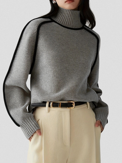 ELOISE CONTRAST SWEATER