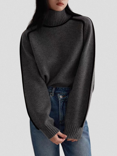 ELOISE CONTRAST SWEATER