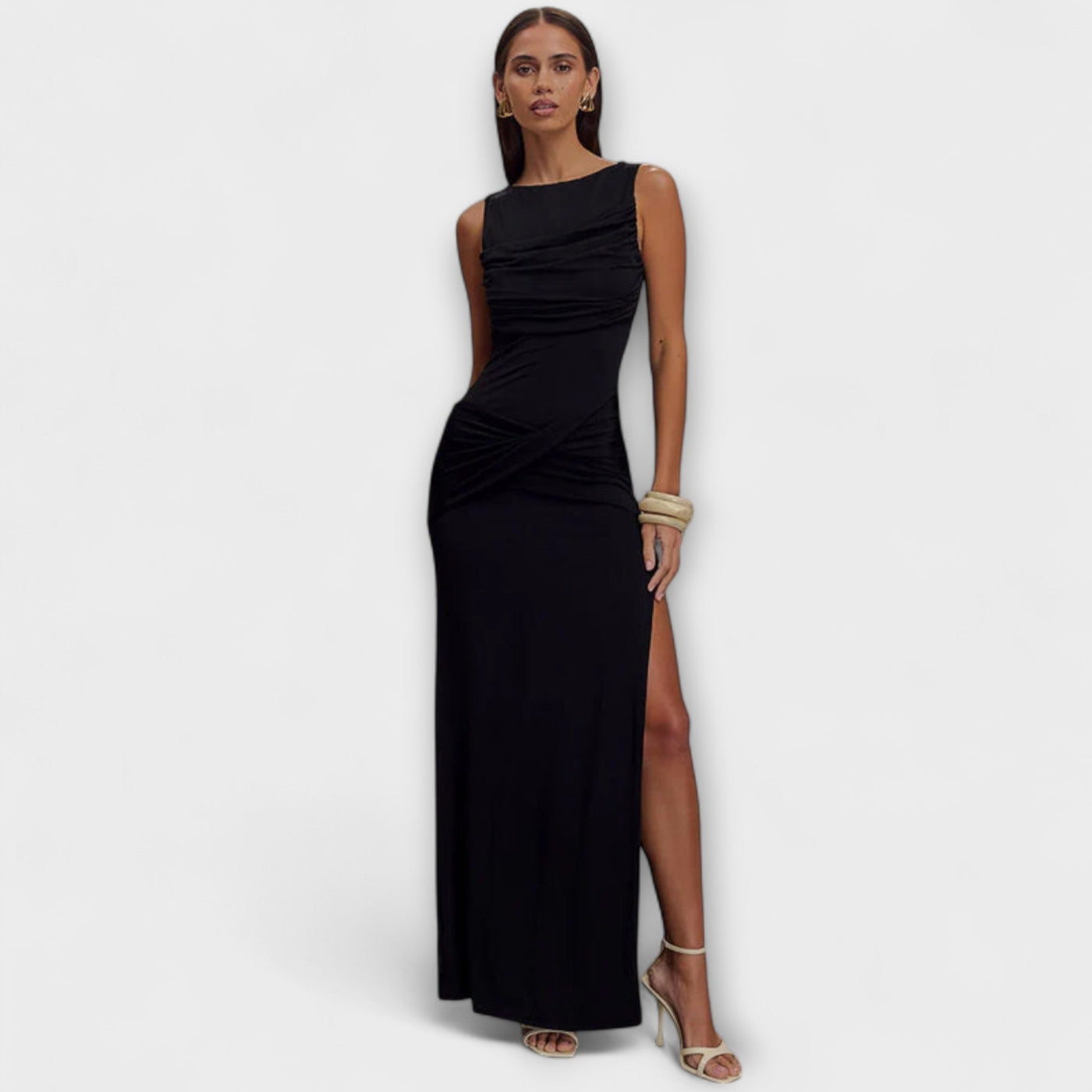 Rieke - Stylish Maxi Dress with High Slit