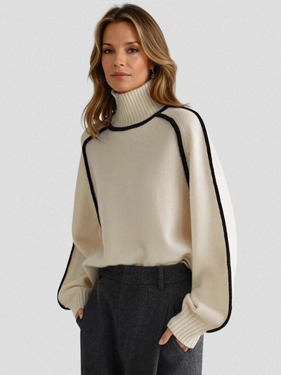 ELOISE CONTRAST SWEATER