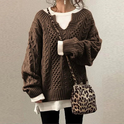 Sofia - Cozy Twisted Winter Sweater for Warm Style
