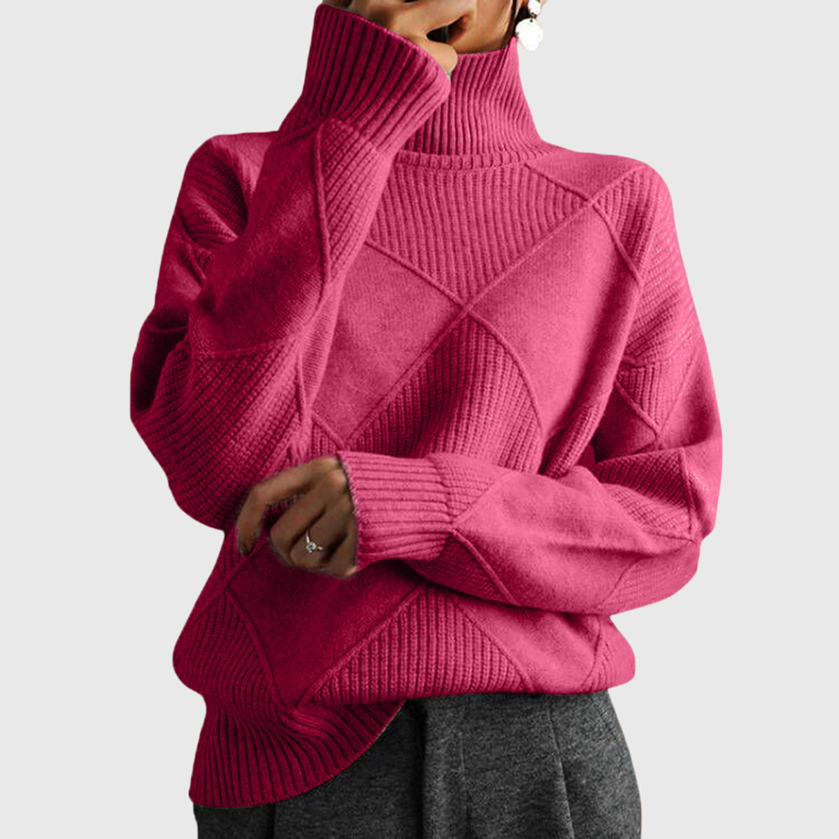 Hayden Angela™ - Turtleneck Sweater