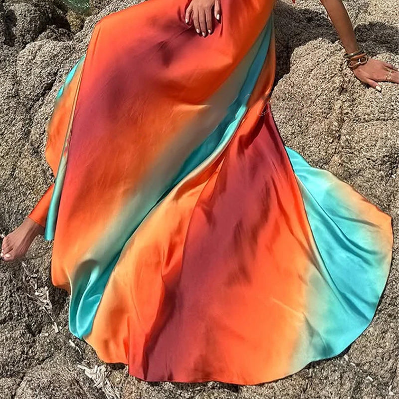 Neon Sunset Dress